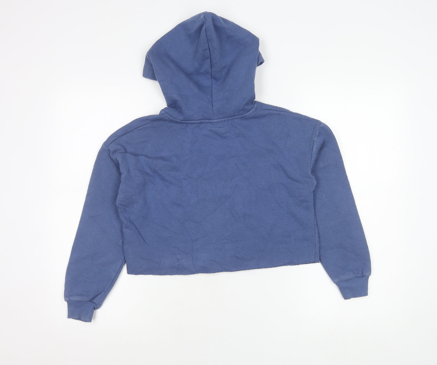 New Look Girls Blue Hoodie Age 10-11 Years Pullover NY Logo