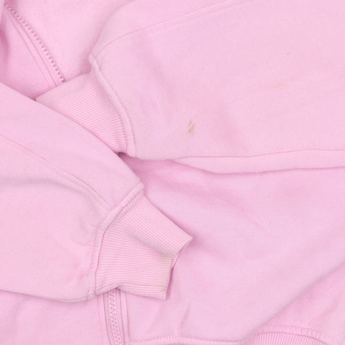 Primark Girls Pink Disney Stitch Angel Zip Up Hooded Jacket 12-13Y