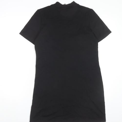 Et Vous Womens Black Size 12 Shift Dress Short Sleeve Workwear