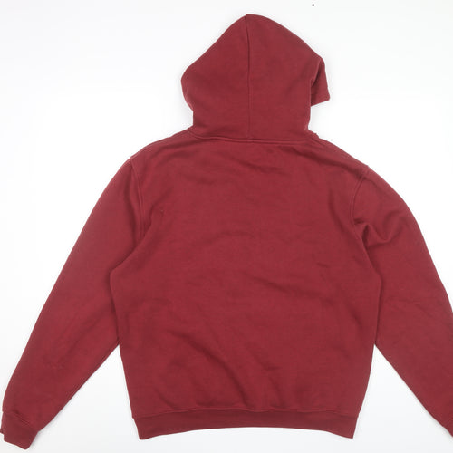 R-Life Men’s Red Pullover Hoodie Size S Graphic Print Outdoor