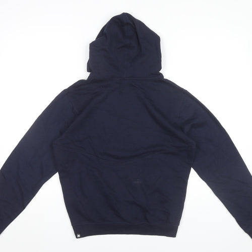 Money Boys Blue Pullover Hoodie 10-11 Years Logo Graphic Print