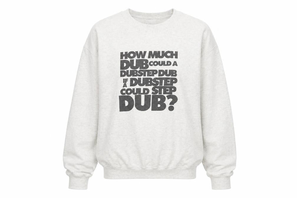Front view of Hanes unisex grey music graphic pullover sweatshirt, size S