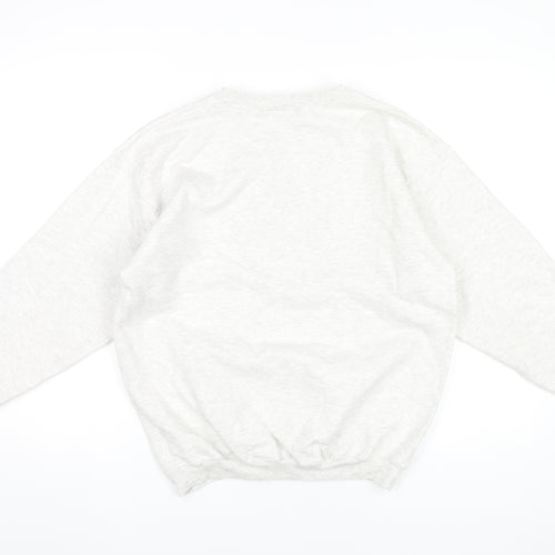 Hanes Unisex Grey Music Graphic Pullover Sweatshirt Size S