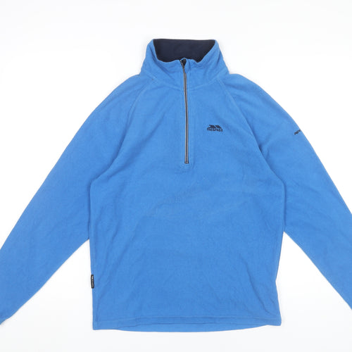 Trespass Men's Blue XS Fleece Pullover Sweatshirt Outdoor Hiking