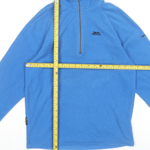 Trespass Men's Blue XS Fleece Pullover Sweatshirt Outdoor Hiking