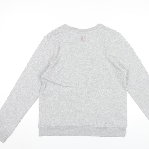 Miomojo Womens Grey L Sweatshirt Pullover Crew Neck Long Sleeve