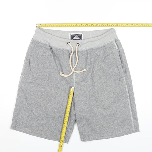 Next Mens Grey Sweat Shorts Medium Elastic Waist Drawstring Pockets