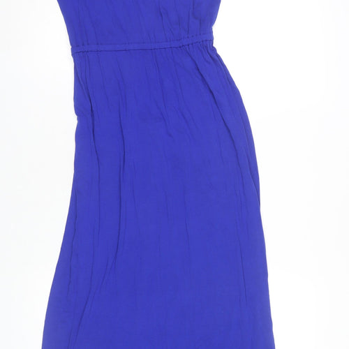 Dorothy Perkins Women’s Blue Size 6 Midi Fit & Flare Sleeveless Lace Dress