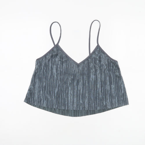 Victoria's Secret Women’s Grey Size 12 Pleated Tank Camisole