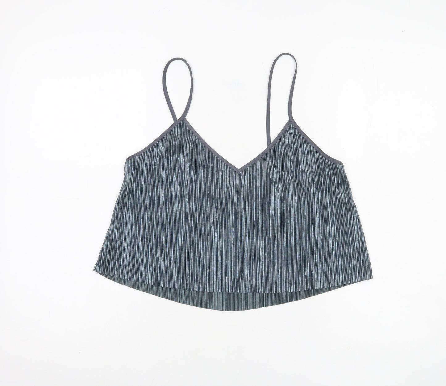 Victoria's Secret Women’s Grey Size 12 Pleated Tank Camisole