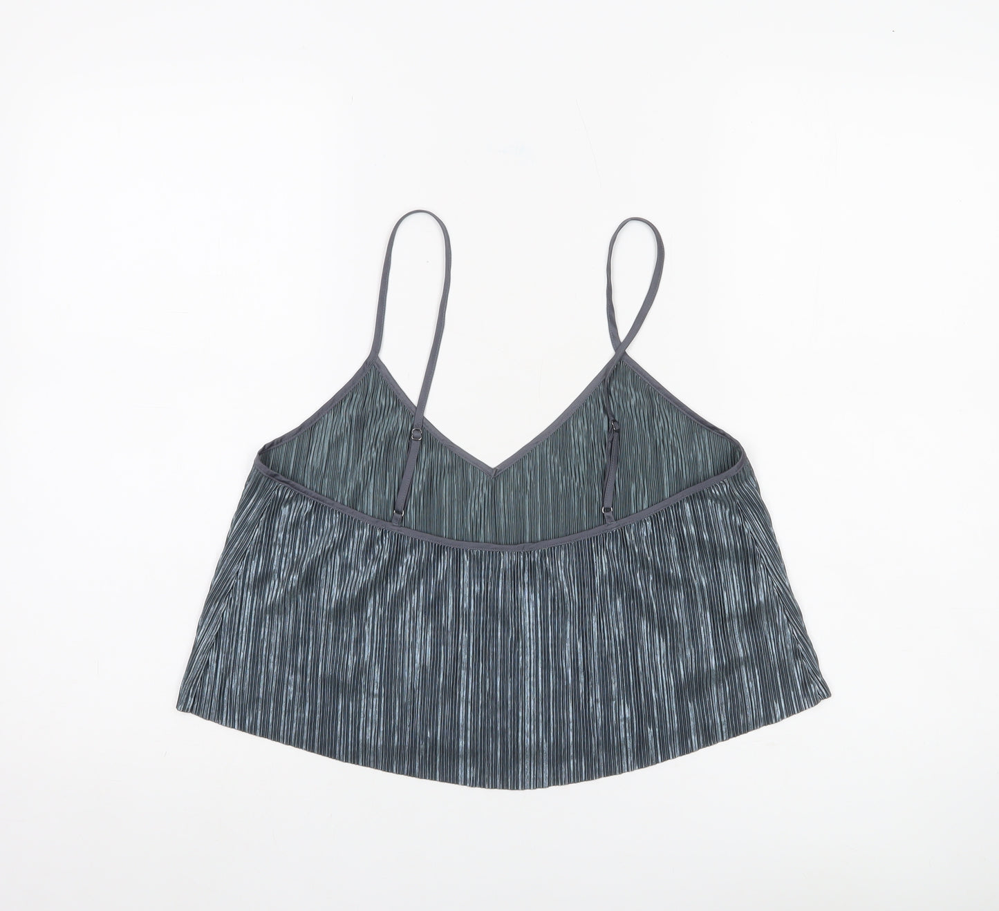 Victoria's Secret Women’s Grey Size 12 Pleated Tank Camisole