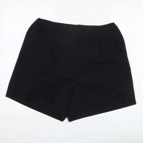 Uniqlo Women’s Black XL Chino Pleated Shorts Polyester