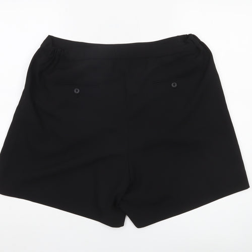 Uniqlo Women’s Black XL Chino Pleated Shorts Polyester