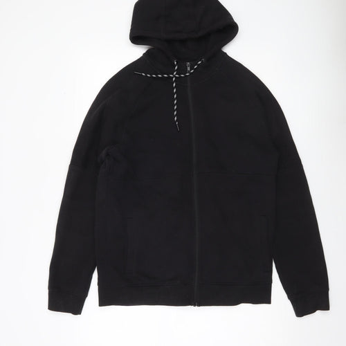 U.S. Athletic Men’s Black Full Zip Hoodie Size M Regular Fit