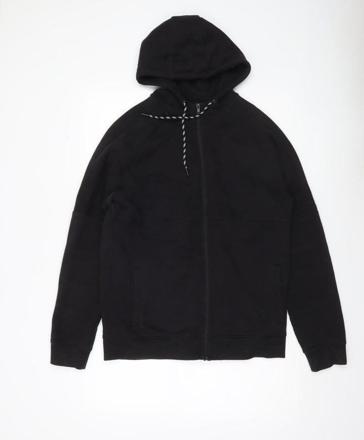 U.S. Athletic Men’s Black Full Zip Hoodie Size M Regular Fit
