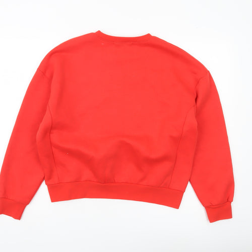 FB Sister Womens Red Championship Graphic Sweatshirt Size S