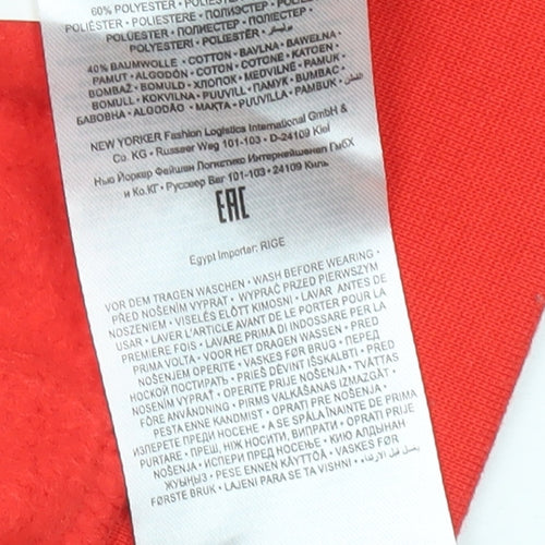 FB Sister Womens Red Championship Graphic Sweatshirt Size S