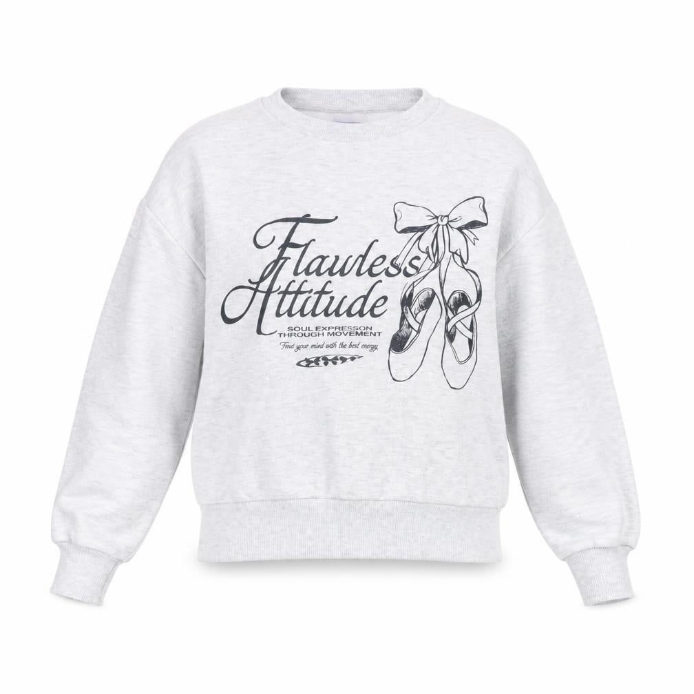 Pull&Bear Women’s Grey Graphic Print Sweatshirt Size S