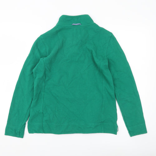 Crew Clothing Women’s Green Cotton Pullover Sweatshirt Size 8