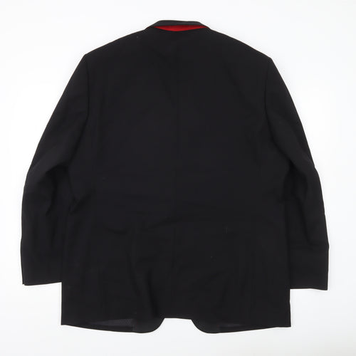 1860 Menswear Black Men's 44R Shawl Lapel Tuxedo Jacket