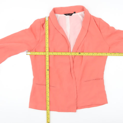 New Look Women’s Pink Blazer Size 10 Shawl Collar Work Jacket