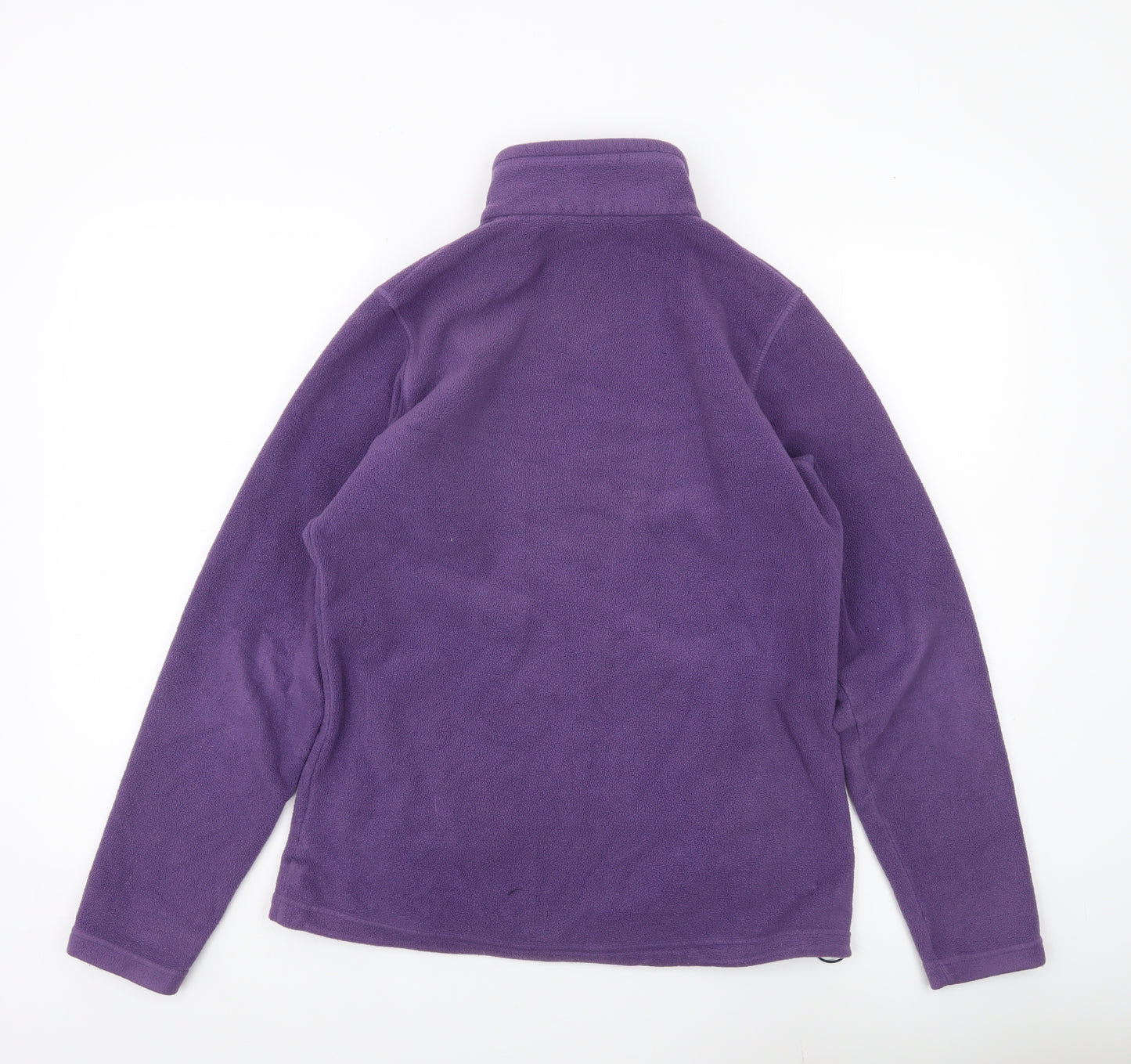 Hi Gear Womens Purple Fleece Jacket Size 12 Full Zip Outdoor