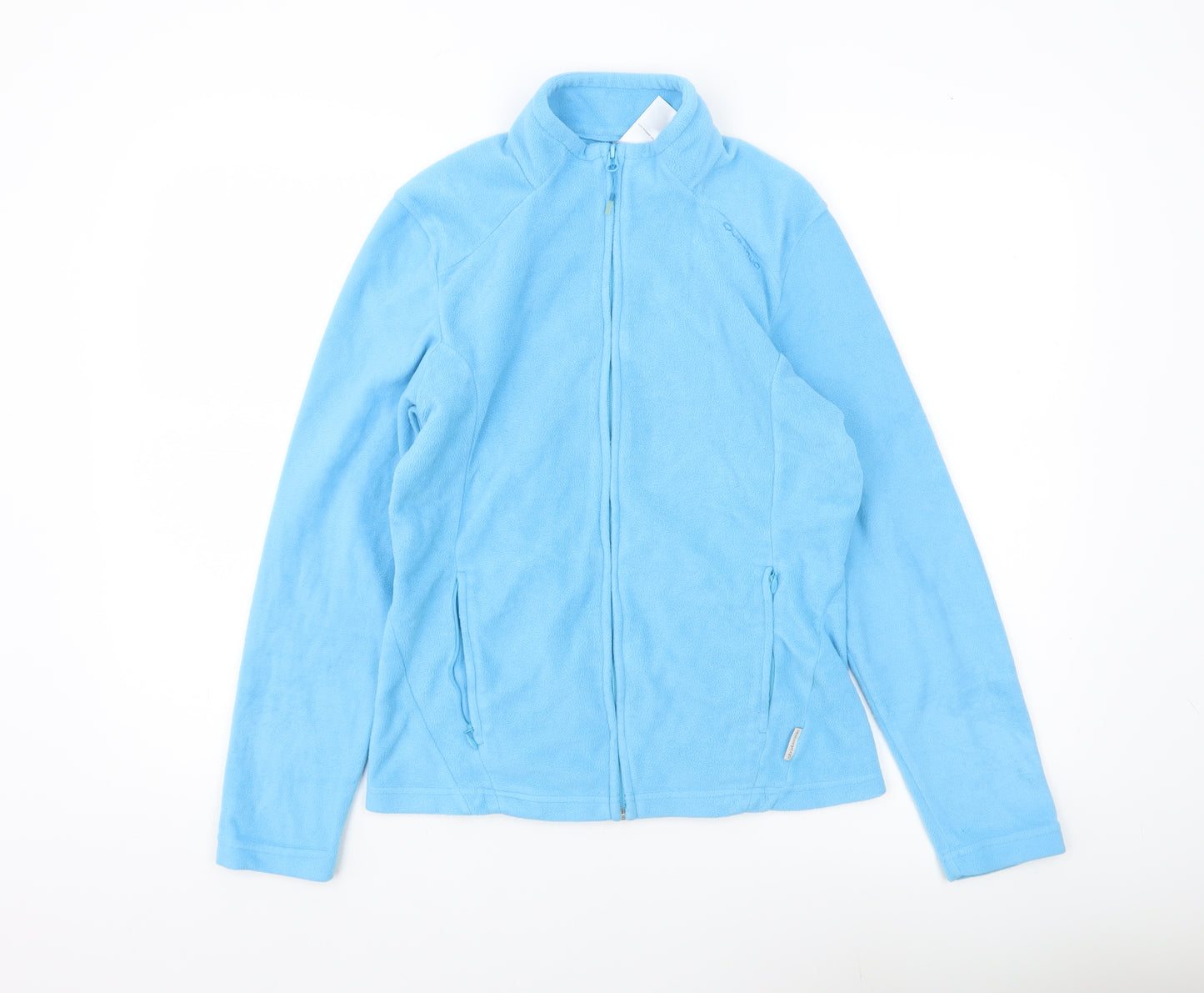 Quechua Women’s Blue Fleece Full Zip Jacket Size 10 Regular