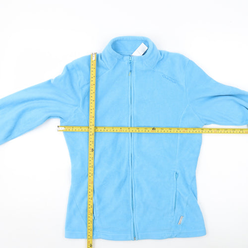 Quechua Women’s Blue Fleece Full Zip Jacket Size 10 Regular