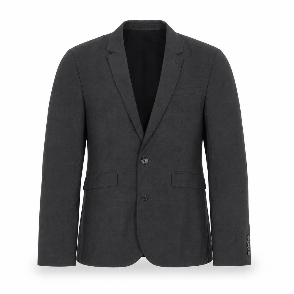 Front view of ASOS Men’s Grey Slim Fit 38 Chest Blazer Jacket Formal