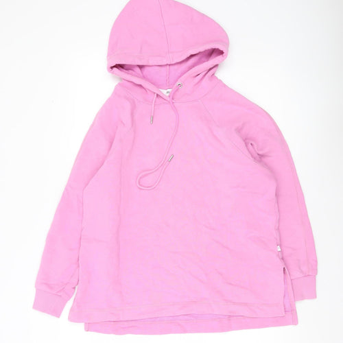 Selected Femme Women's Pink Pullover Hoodie Small Cotton