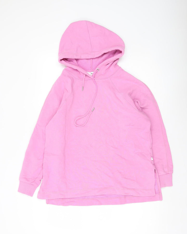 Selected Femme Women's Pink Pullover Hoodie Small Cotton