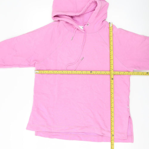 Selected Femme Women's Pink Pullover Hoodie Small Cotton