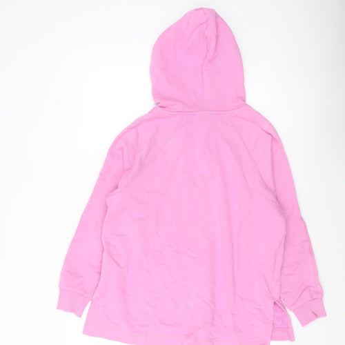 Selected Femme Women's Pink Pullover Hoodie Small Cotton