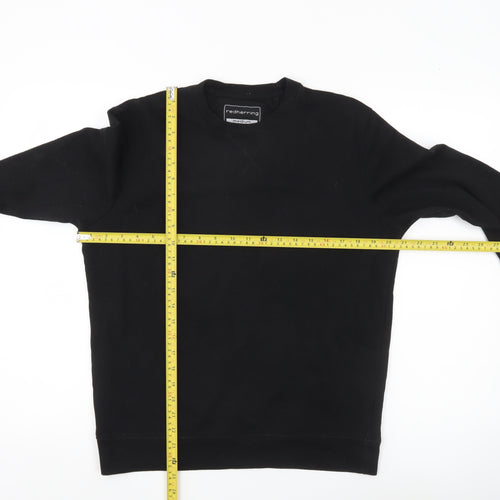 Red Herring Mens Black Medium Sweatshirt Pullover Crew Neck