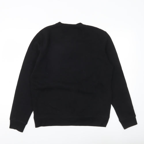 Red Herring Mens Black Medium Sweatshirt Pullover Crew Neck