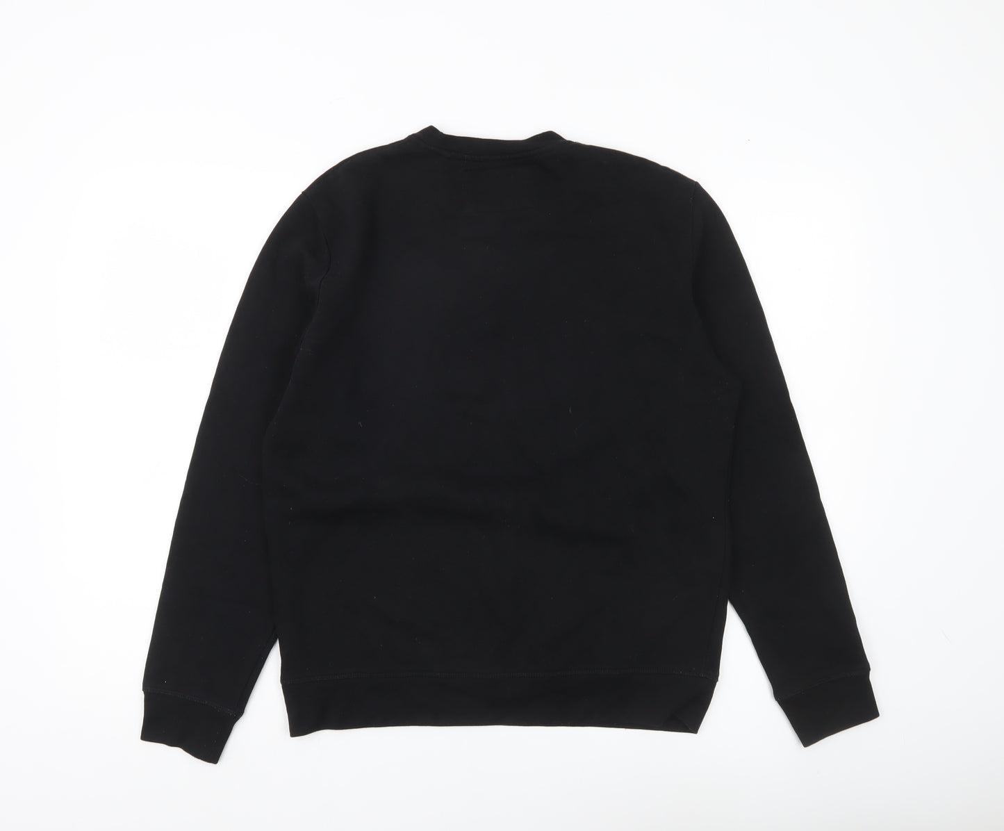 Red Herring Mens Black Medium Sweatshirt Pullover Crew Neck