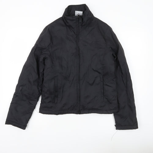 B&C Women’s Black Nylon Full Zip Casual Jacket Size S