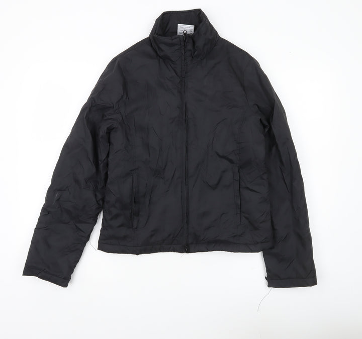 B&C Women’s Black Nylon Full Zip Casual Jacket Size S