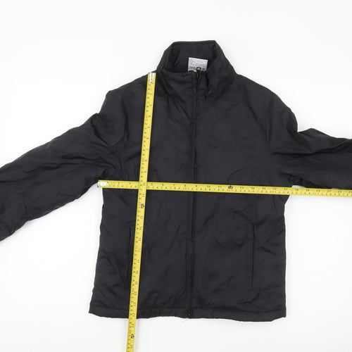 B&C Women’s Black Nylon Full Zip Casual Jacket Size S