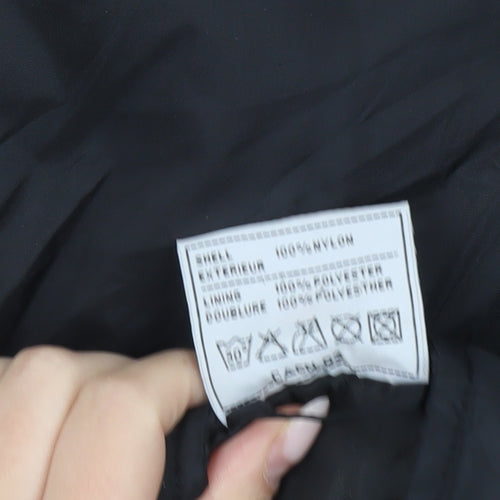 B&C Women’s Black Nylon Full Zip Casual Jacket Size S