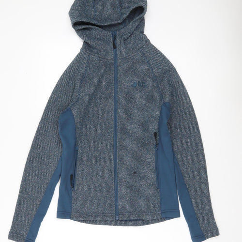 North Ridge Mens XS Blue Full Zip Hoodie Jacket Outdoor Fleece