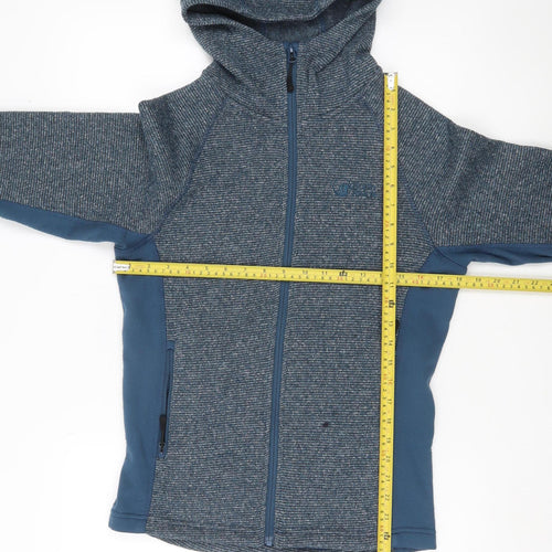 North Ridge Mens XS Blue Full Zip Hoodie Jacket Outdoor Fleece