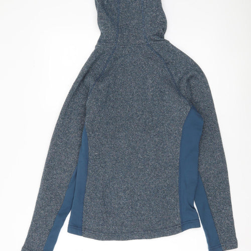 North Ridge Mens XS Blue Full Zip Hoodie Jacket Outdoor Fleece