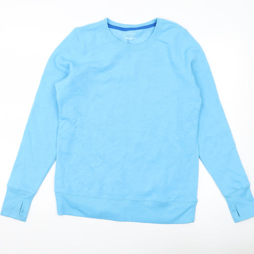 Tek Gear Men’s Blue Pullover Sweatshirt Medium Crew Neck
