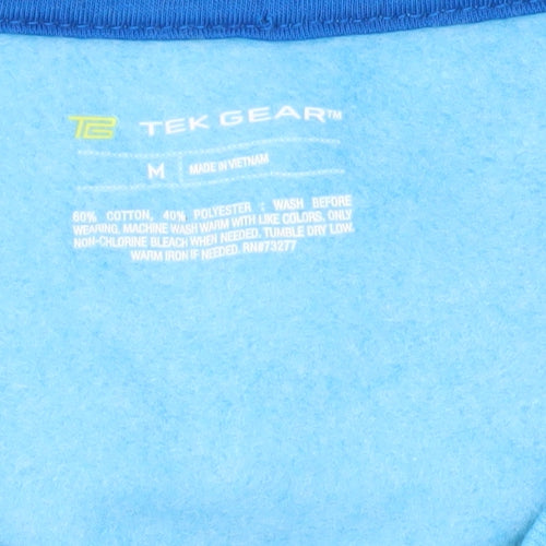 Tek Gear Men’s Blue Pullover Sweatshirt Medium Crew Neck