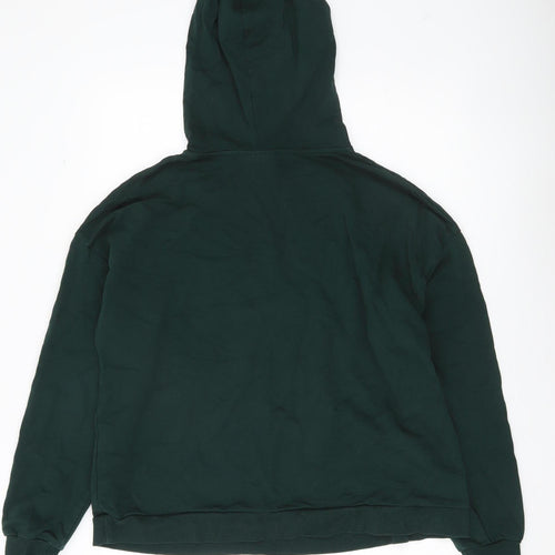 ASOS Design Women’s Green Hoodie Size 12 Pullover Cotton Blend