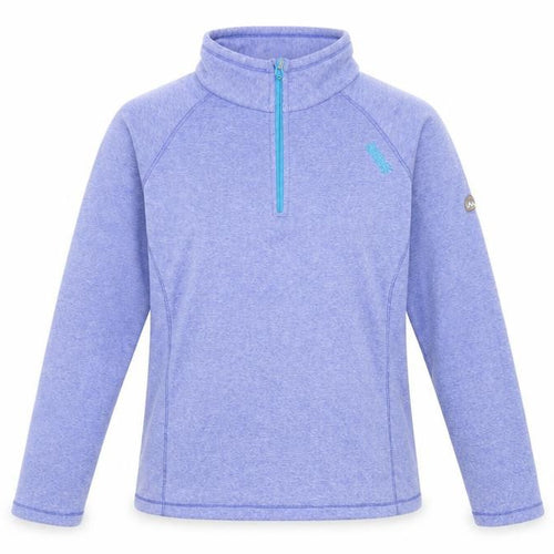 Regatta Womens Blue 1/4 Zip Sweatshirt UK 14 Polyester Outdoor Top