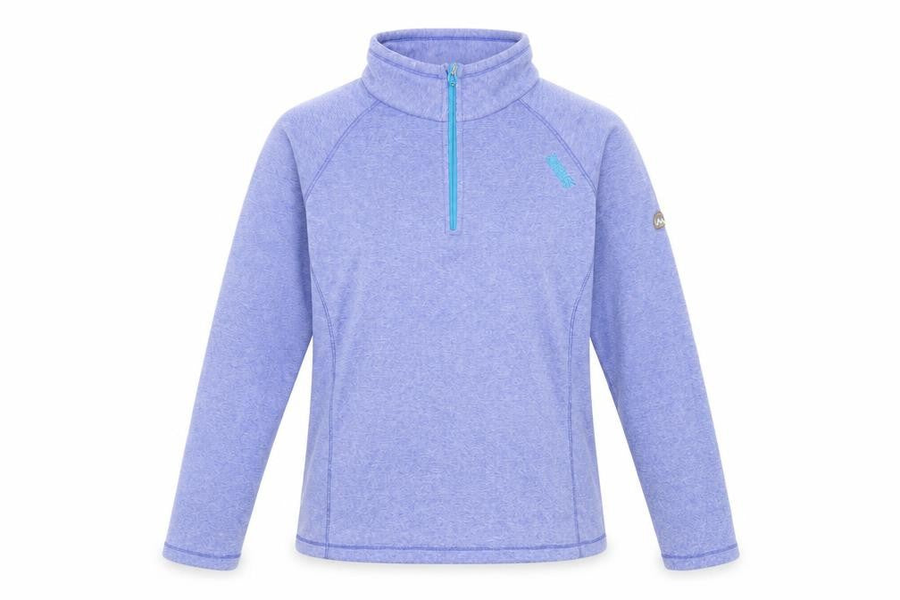 Regatta Womens Blue 1/4 Zip Sweatshirt UK 14 Polyester Outdoor Top