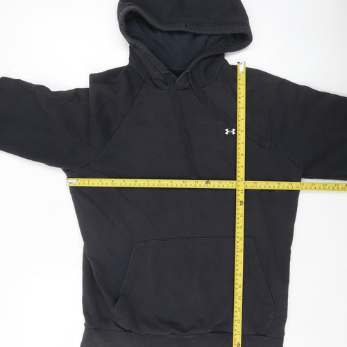 Under Armour Men’s Black Pullover Hoodie Size S Relaxed Fit