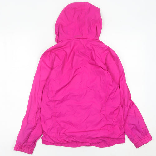 Karrimor Girls Pink Hooded Waterproof Rain Coat Jacket 9-10 Years